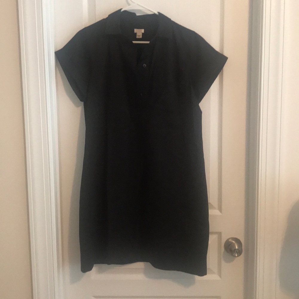 Jcrew half button down dress